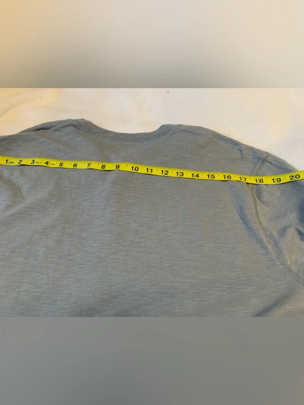 J CREW men’s size large blueish grey 100% cotton Henley shirt NWOT